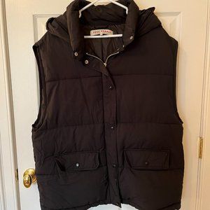 FREE PEOPLE Dreamers Puffa Vest (Black) - Size XL